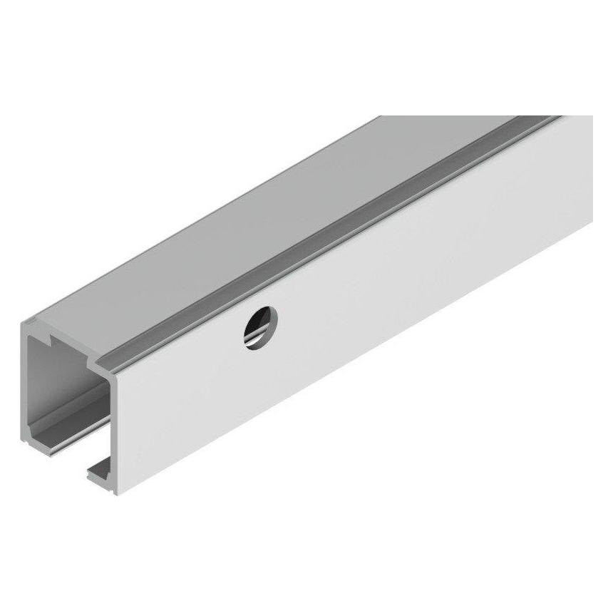 Helm Laufschiene 140 Aluminium EV1 eloxiert Lagerlänge 2500 mm Wandmontage (120020000021)