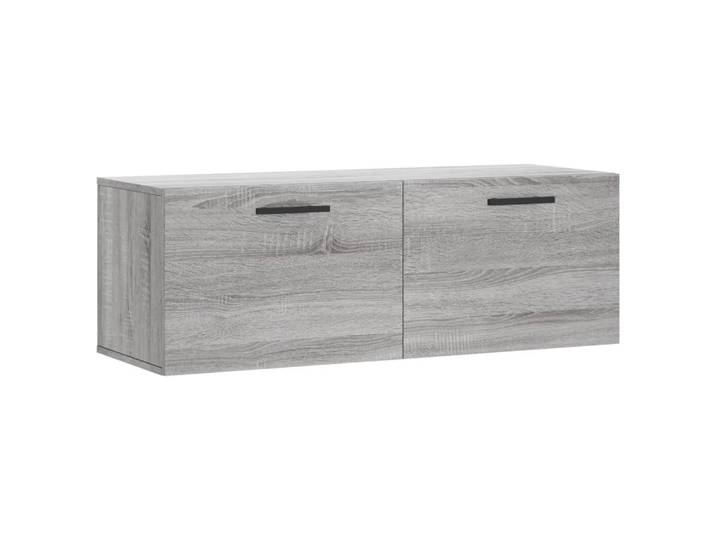 Armoire Murale Flottante En Bois D'Ingénierie Sonoma Gris 100 X 36\,5 X 35 Cm Avec Grand Espace De Rangement Style Moderne