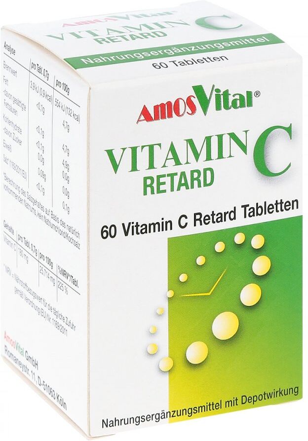 Vitamin C Retard Tabletten mit Depotwirkung