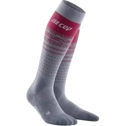 CEP Herren Ski Thermo Merino Compression Socks, Größe V in Grau Grau