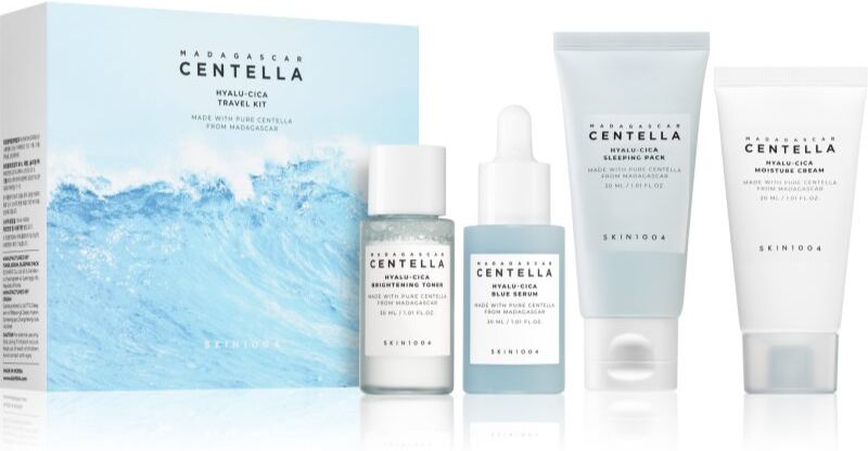 SKIN1004 Madagascar Centella Hyalu-Cica Travel Kit kit voyage pour une hydratation intense