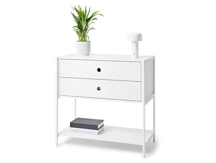 Tchibo - Kommode »Klaar« mit 2 Schubladen - 80x40x77cm - weiß -