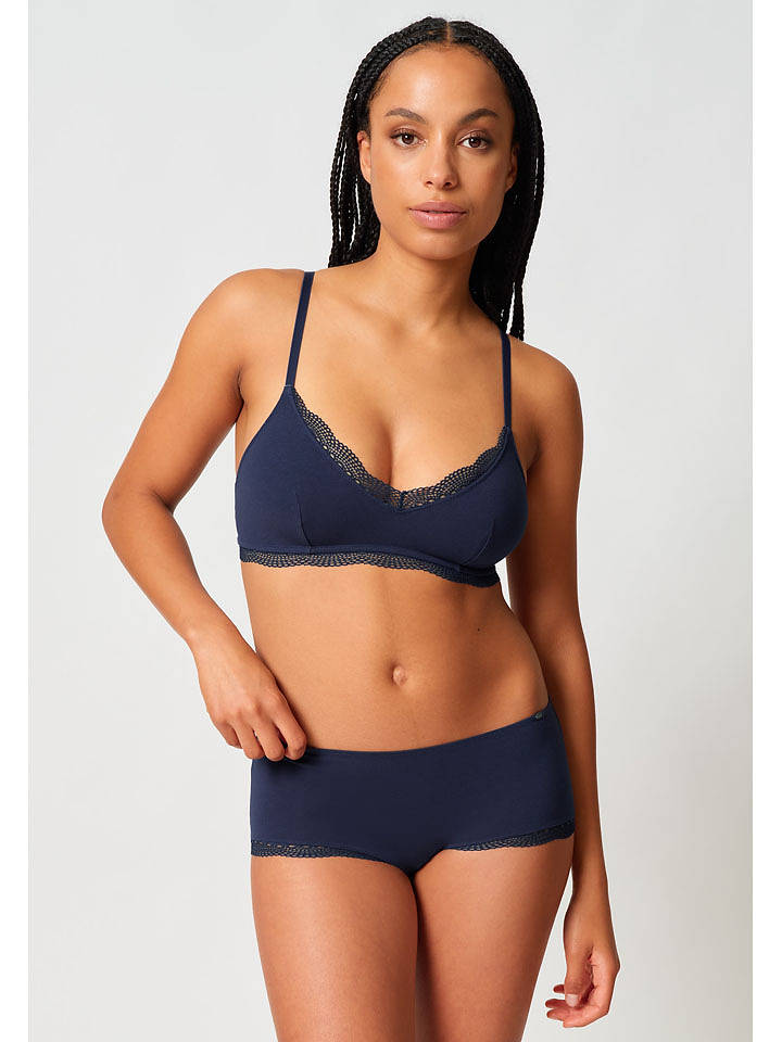 Skiny Soft-BH in Dunkelblau - 42A/B-Cup