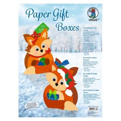 URSUS Geschenktaschen Paper gift boxes, Füchse