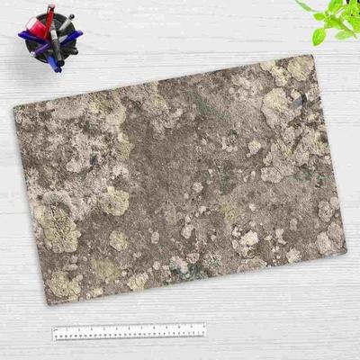 Cover-your-desk Schreibtischunterlage für Kinder und Erwachsene Naturstein grau , aus hochwertigem Vinyl, 60 x 40 cm