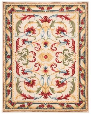 SAFAVIEH Handmade Blossom Mignon Modern Floral Wool Rug