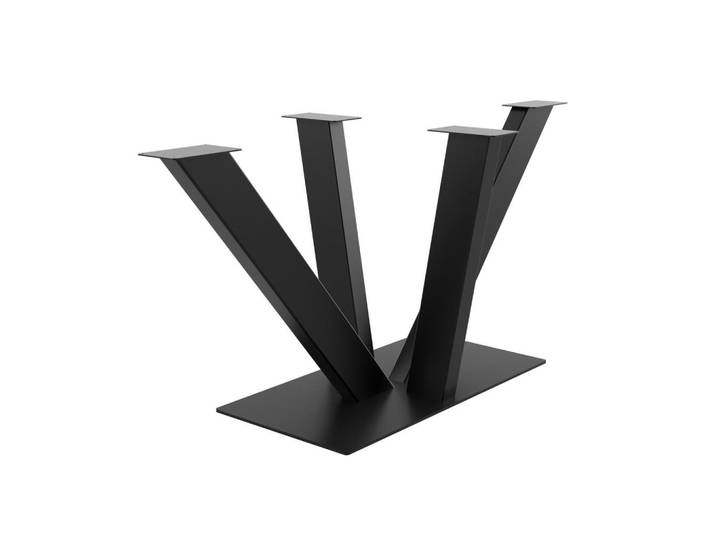 Metalo Pro Tischbeine Wasat Metall Schwarz 72cm, 70x72x160 cm, Esszimmer, Esstische, Tischsysteme, Tischgestell