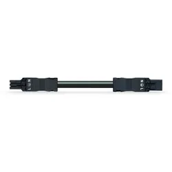 Wago 891-8993/005-301 konfektionierte Verbindungsleitung,Eca,Buchse Stecker,schwarz 8918993005301