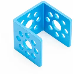 Makeblock Verstellbügel U1, Aluminium eloxiert, 3x Ø8 mm Mittelbohrung, 3x M4-Bohrkreis, U-Form