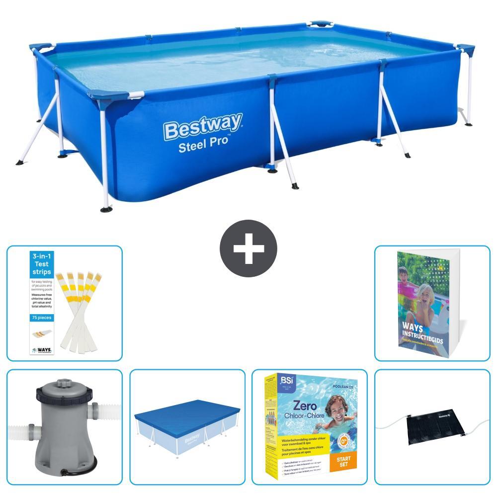 Bestway Steel Pro Rechteckig - 300x201x66 cm - 5-teilig S234