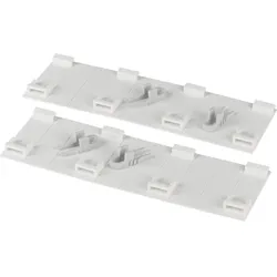 Eaton 275410 Leerplatzabdeckung für 45 MM Ausschnitte, verriegelbar, 2 x 10 TE, weiß AP-45