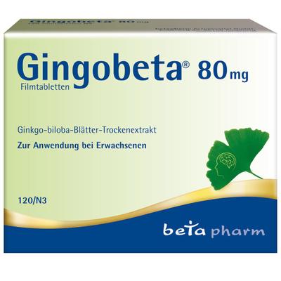 Gingobeta 80 mg Filmtabletten 120 St