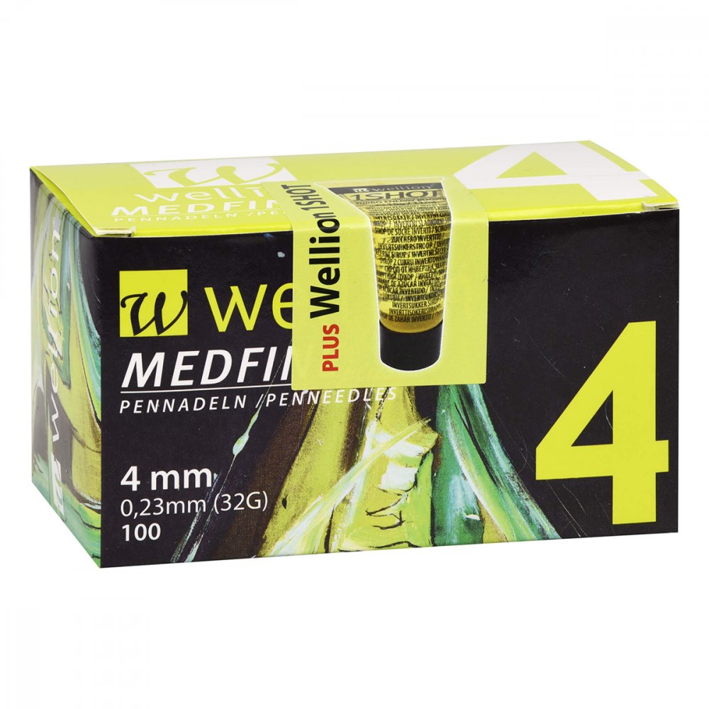 MED TRUST GmbH & Co. KG Wellion Medfine plus Pen-nadeln 4 mm 07104613