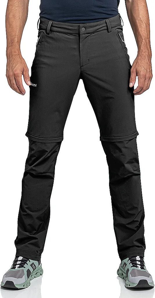 SCHÖFFEL Herren ZipOff Hose Folkstone schwarz   52 (kurz) M