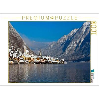 CALVENDO Puzzle Hallstatt und Hallstättersee im Winter | 1000 Teile Lege-Größe 64x48cm Foto-Puzzle für glückliche Stunden, Sonstige von , Calvendo