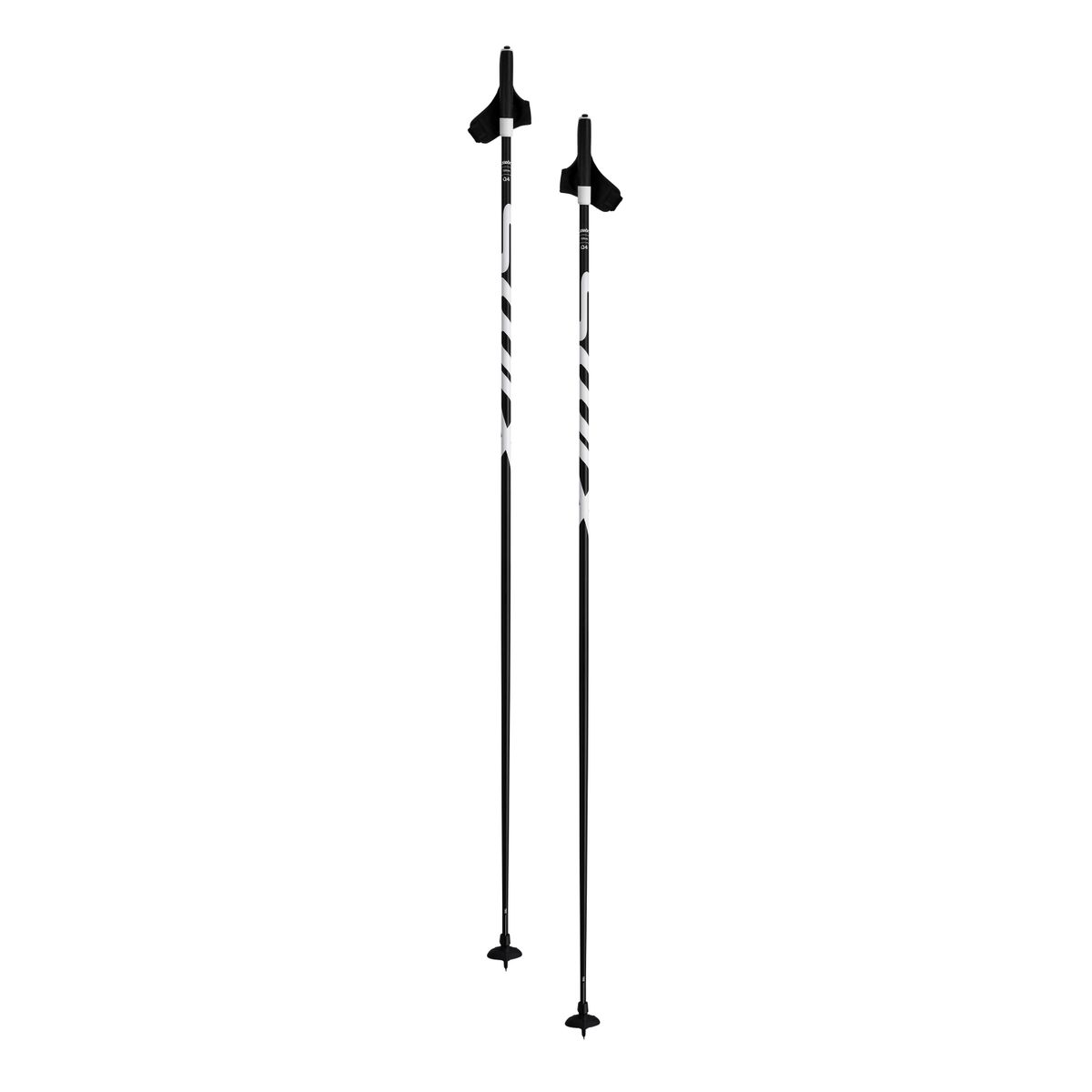 Swix Q4 Pole (gummierter Griff), Black, 155cm black (10000) 155cm XCQ40-00-10000-1550