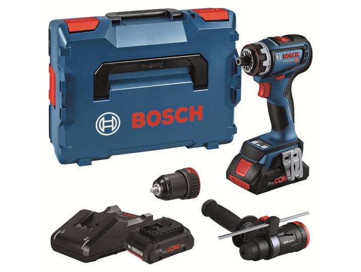 Perceuse-visseuse sans fil GSR 18V-90 FC\, 2 x batterie ProCORE18V 4.0Ah\, L-BOXX