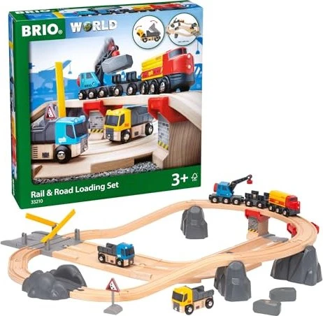 Ravensburger World Straßen & Schienen Steinverlade Set