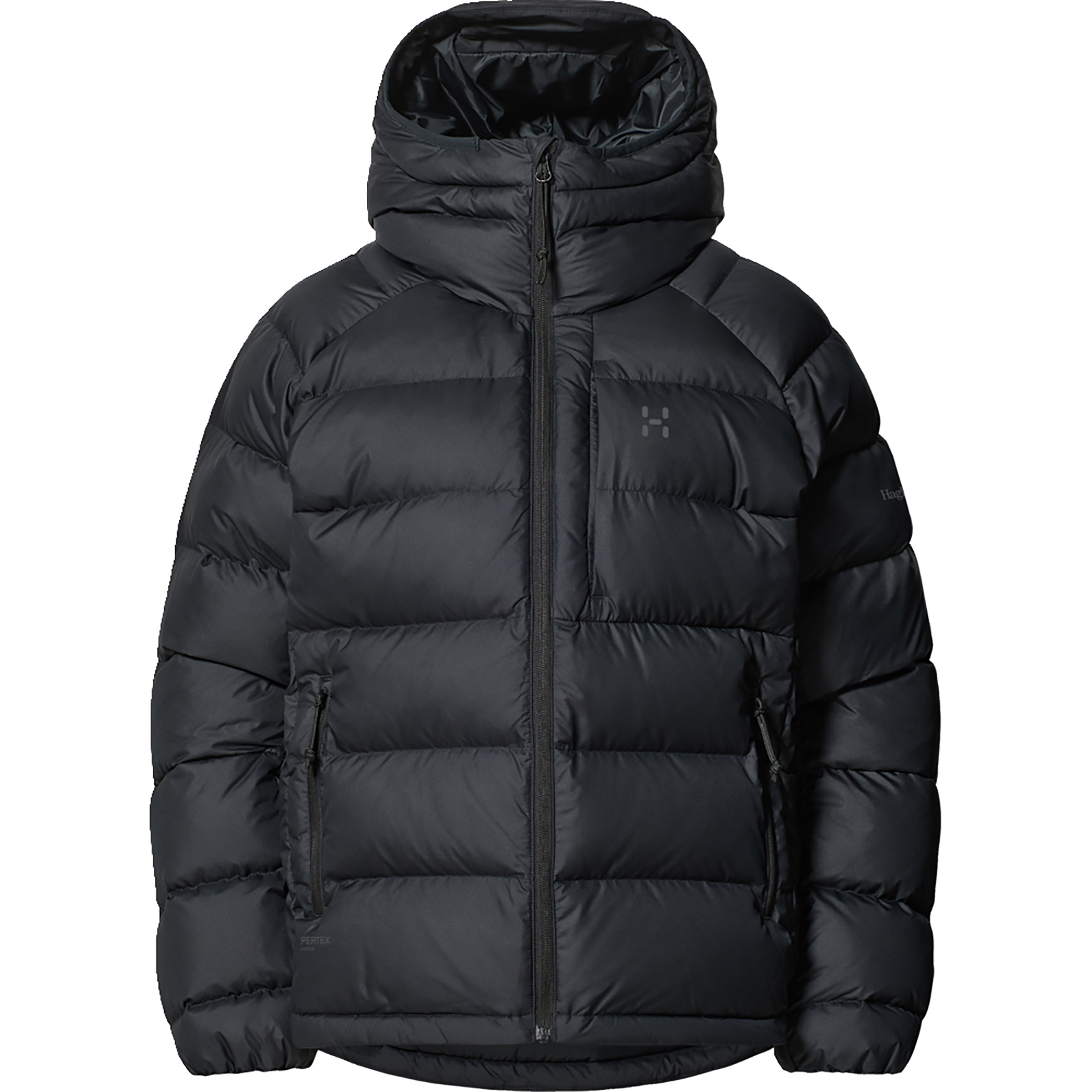 Haglöfs Rosson Down Damen Isolationsjacke schwarz Größe L Lifestyle Atmungsaktiv Wasserabweisend