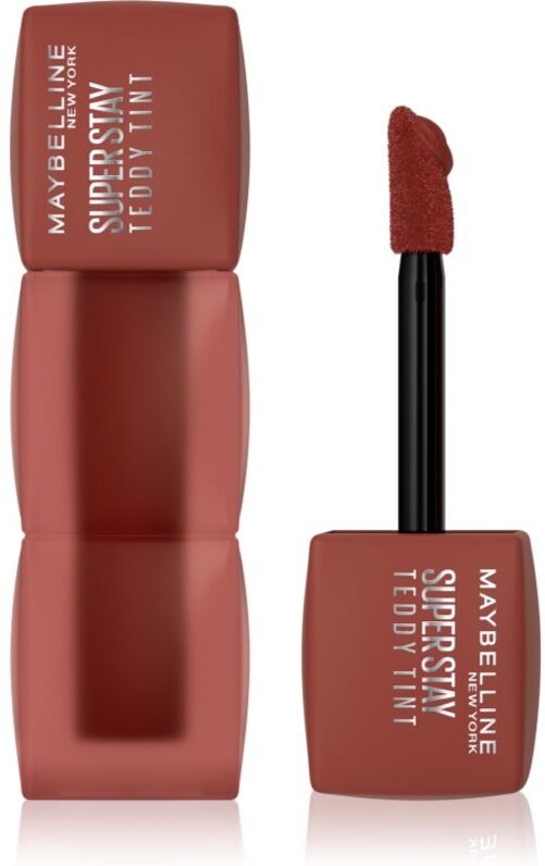 MAYBELLINE NEW YORK SuperStay Teddy Tint ultra matt long-lasting lipstick shade 115 Coffee Date 5 ml