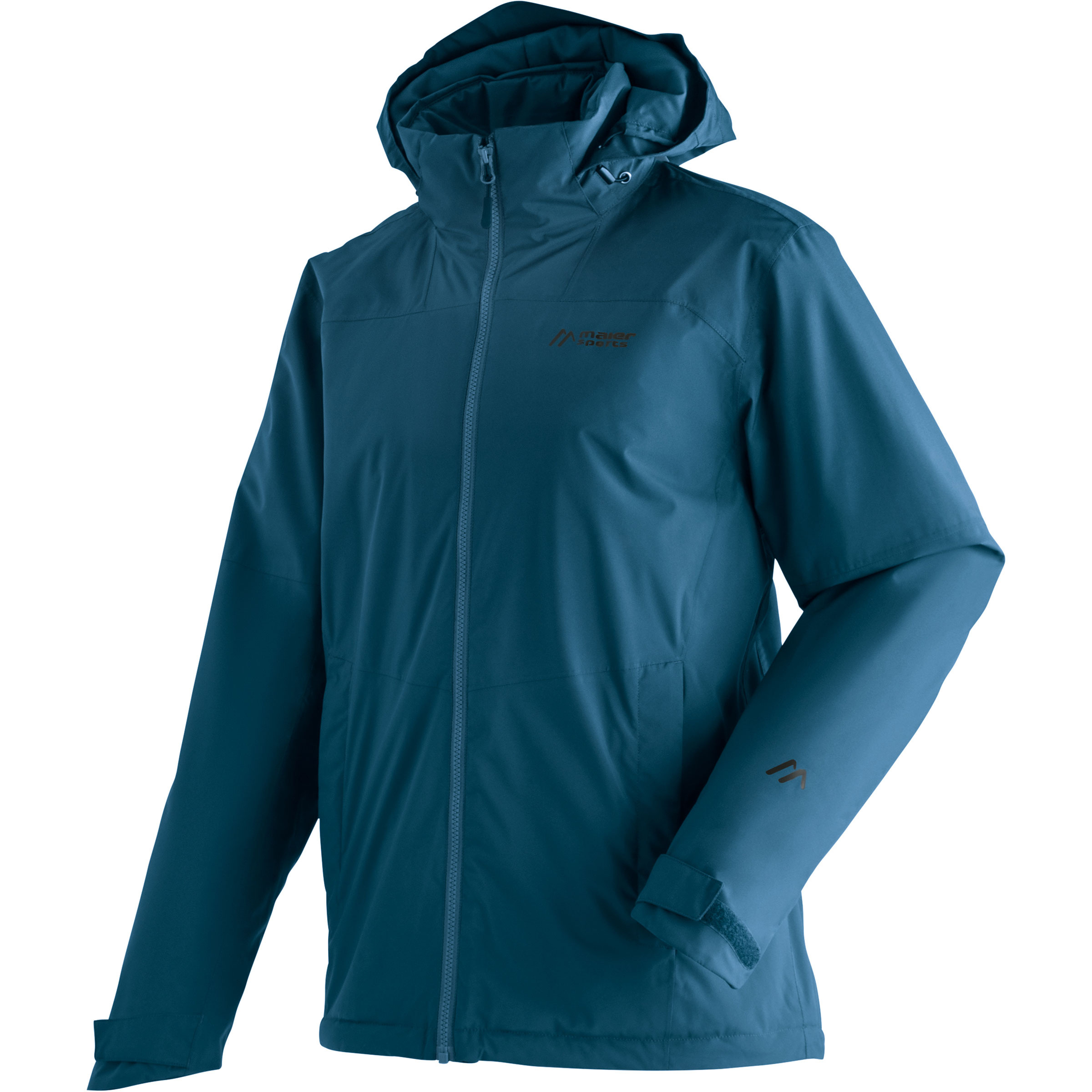 Maier Sports Metor Therm Rec Herren Kunstfaserjacke blau Größe 6XL Trekking Isolierend Wasserabweisend