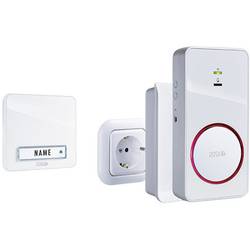 m-e modern-electronics 41152 Funkgong Komplett-Set beleuchtet