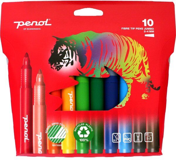 Penol Tusser   Jumbo   10 Farver
