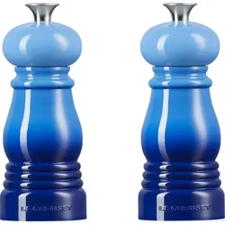 Le Creuset Salz- und Pfeffermühlen 11 cm tiefes Blau 2 St.