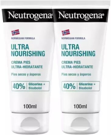 Neutrogena Pack Hidra Suave Crema Ultra Pies Secos x2