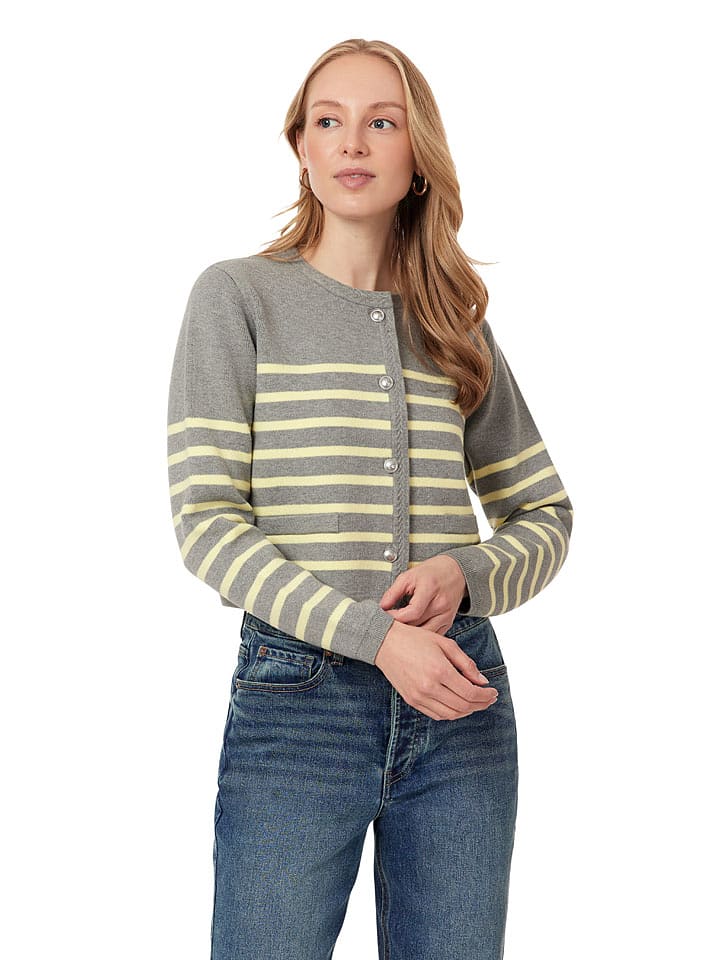 Scotch & Soda Cardigan in Grau/ Gelb - S