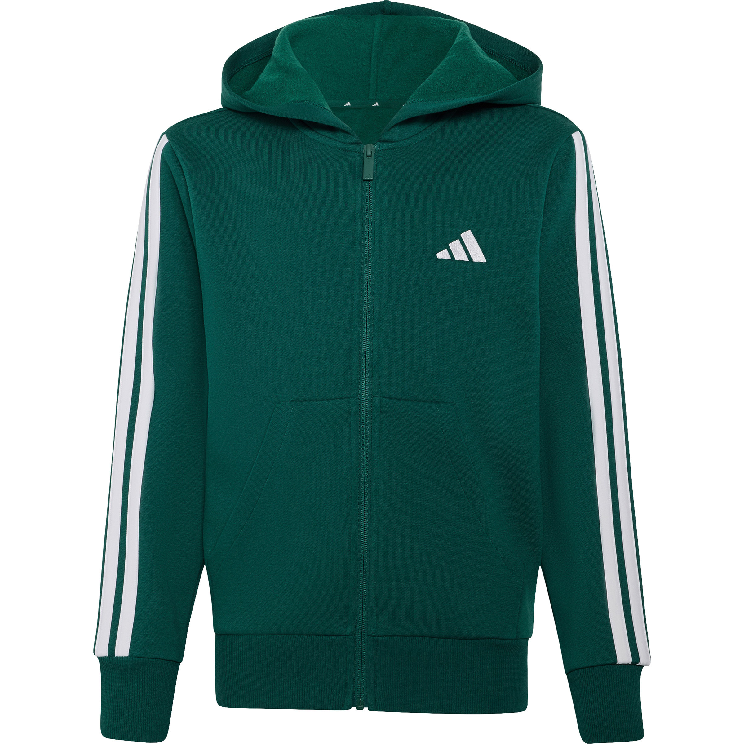 adidas Essentials Kinder Freizeitjacke, Parkas gruen Größe 164 Lifestyle Hautfreundlich