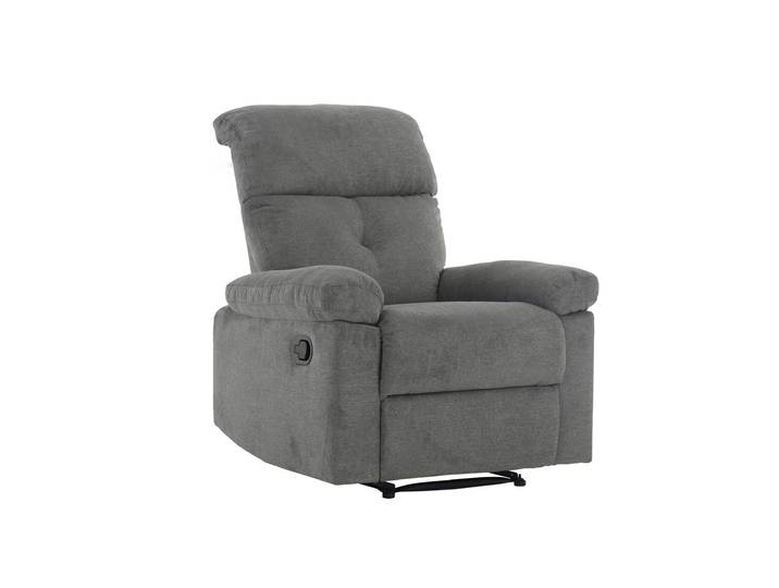 Fernsehsessel Microfaser grau - Relaxfunktion - RIVERA