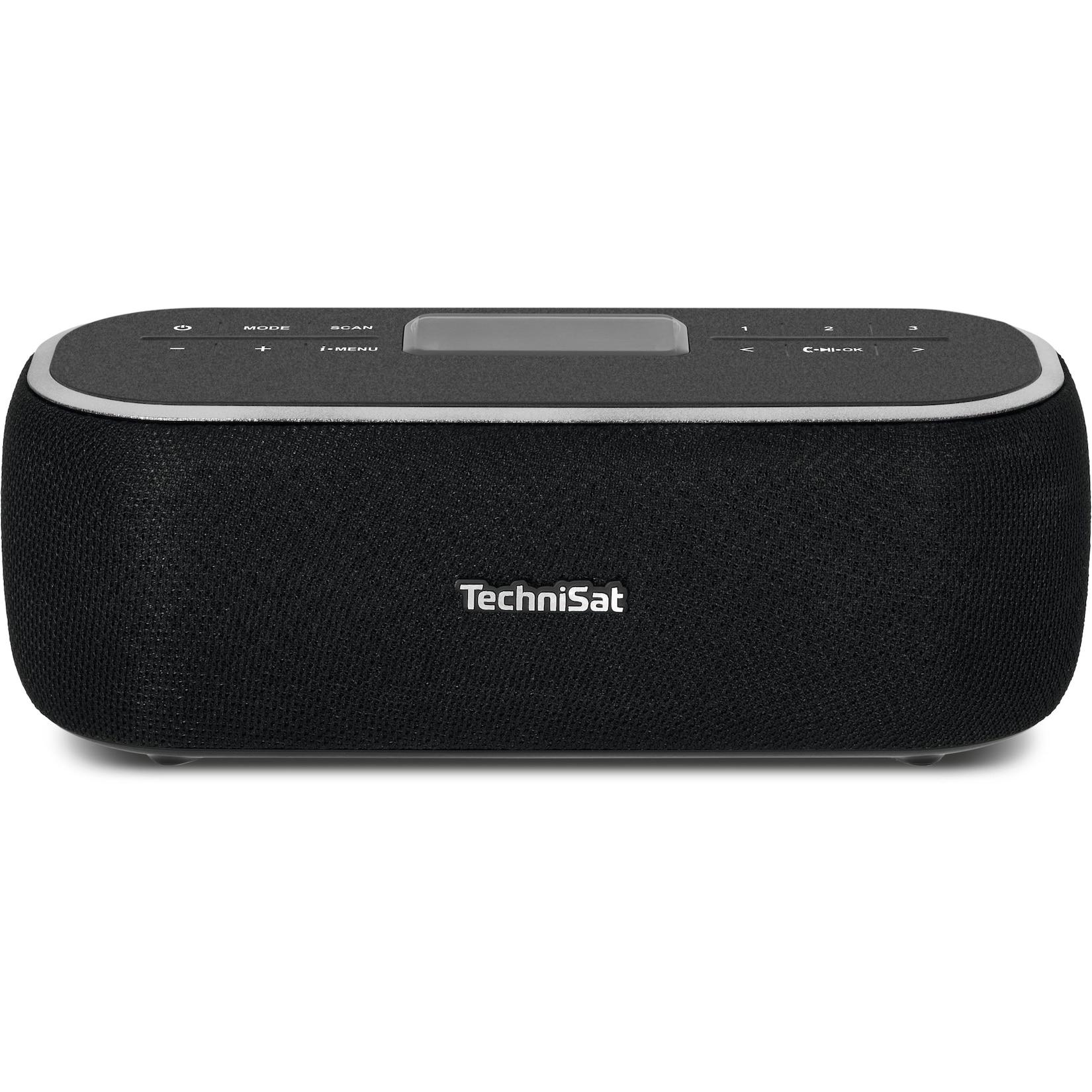 TechniSat DIGITRADIO BT 1 Bluetooth-Lautsprecher mit DAB+, UKW, Akku schwarz