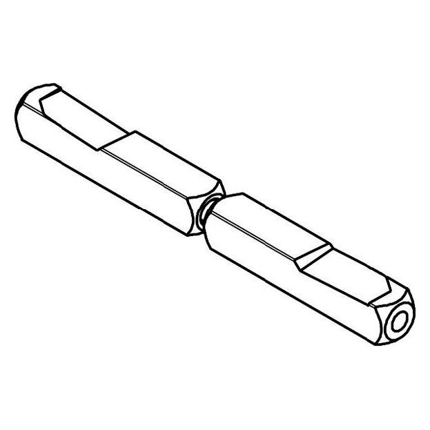 BKS Verbindungsstifte für Panikgarnituren B-78430 (Türgriff) (B-78430-BB-0-1)