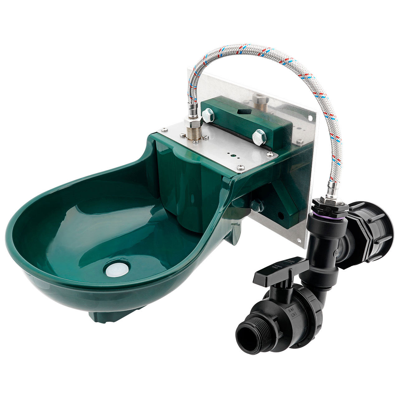 REKUBIK IBC Adapter S60x6 - Pferdetränke SB 112 inkl. Anschlußset 600/800l IBC (120x80x100/116cm)