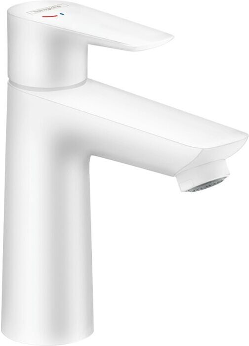 Hansgrohe Talis E Waschtisch-Einhebelmischer 71713700 mit Ablaufgarnitur, mattweiß