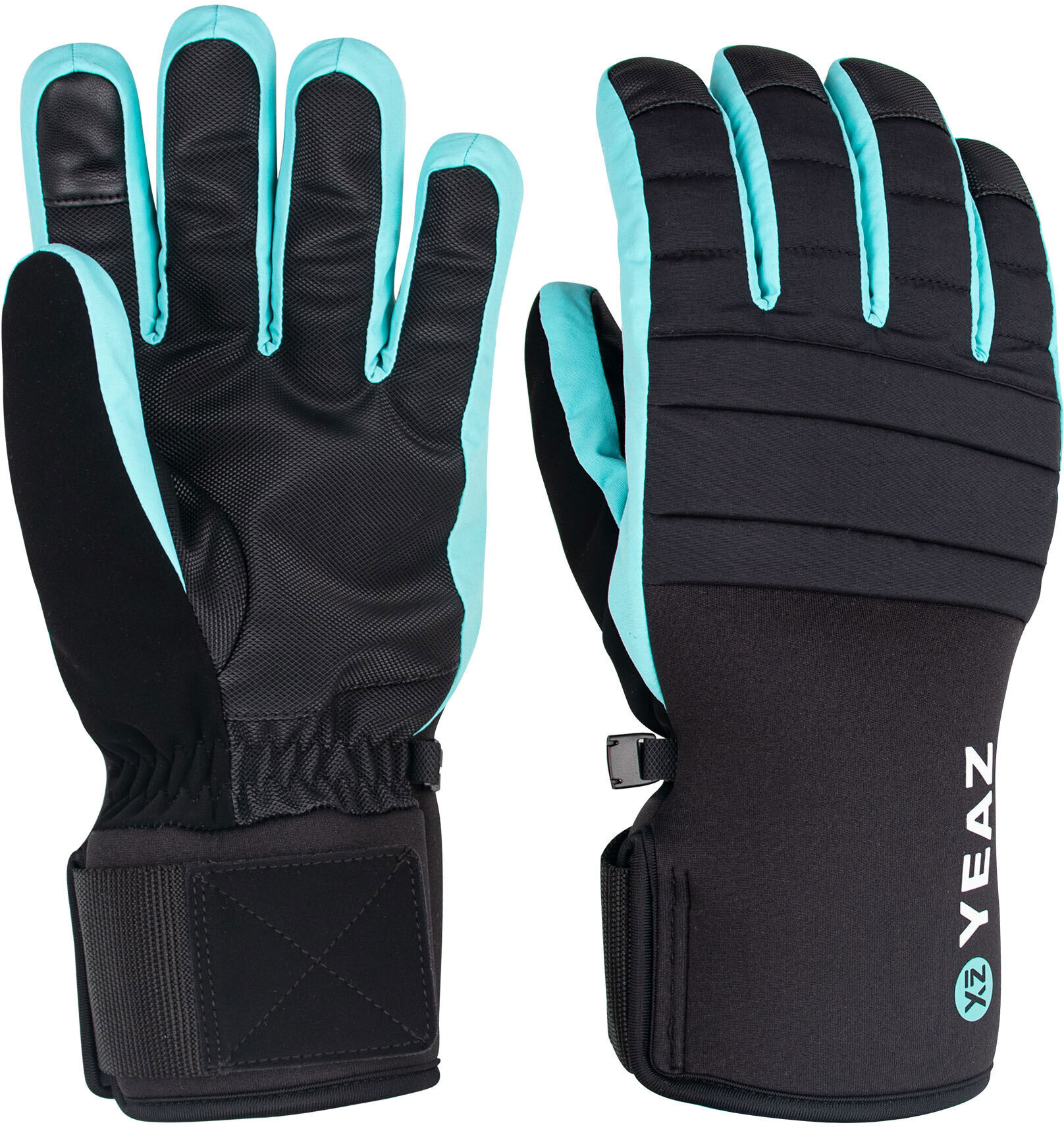 Skihandschuhe YEAZ "Skihandschuhe RIDIN" Gr. 9, blau, Handschuhe, 9, Obermaterial: 73% Nylon NY. 27% Polyester PES., Skihandschuhe