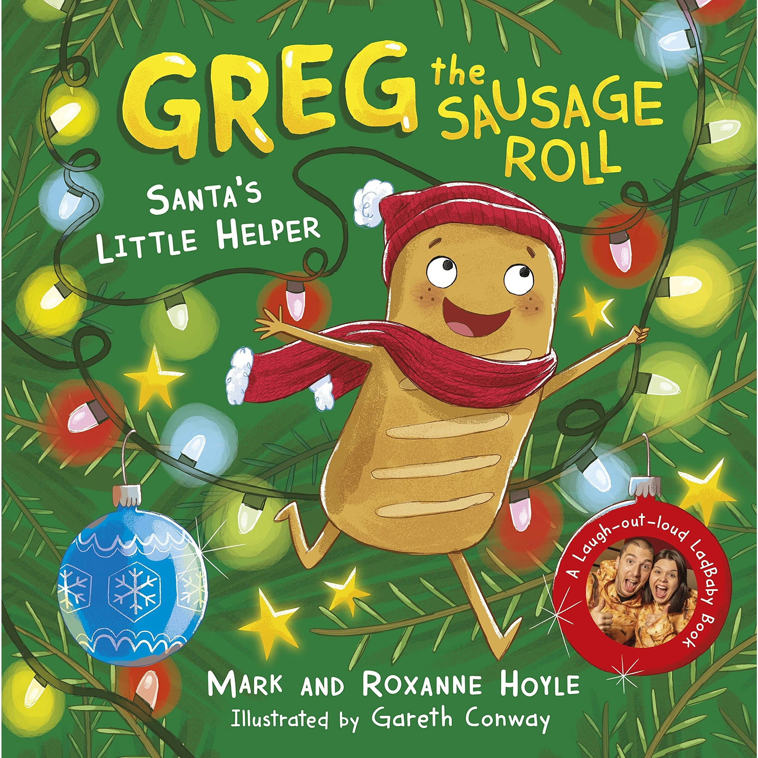 Puffin Greg the Sausage Roll: Santa's Little Helper: A LadBaby Book by Mark and Roxanne Hoyle