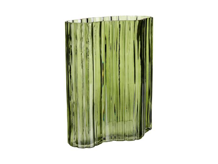 Vase transparent grün