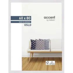 Bilderrahmen OSLO (LB 60x80 cm) - weiß - LB 60x80 cm
