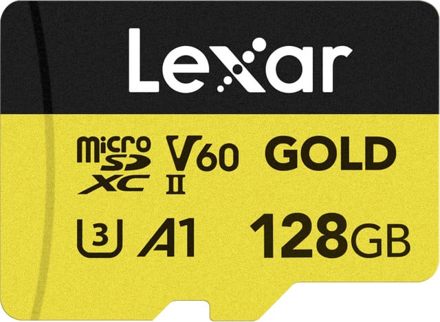 Lexar Professional MicroSDXC GOLD 128GB 100MB/s