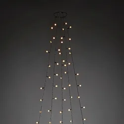 Konstsmide Weihnachtsbeleuchtung  LED Baummantel Ring 5 Stränge à 40 Dioden