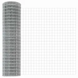 vidaXL Eurozaun 1,2 x 10 m PVC-beschichtetes Eisen