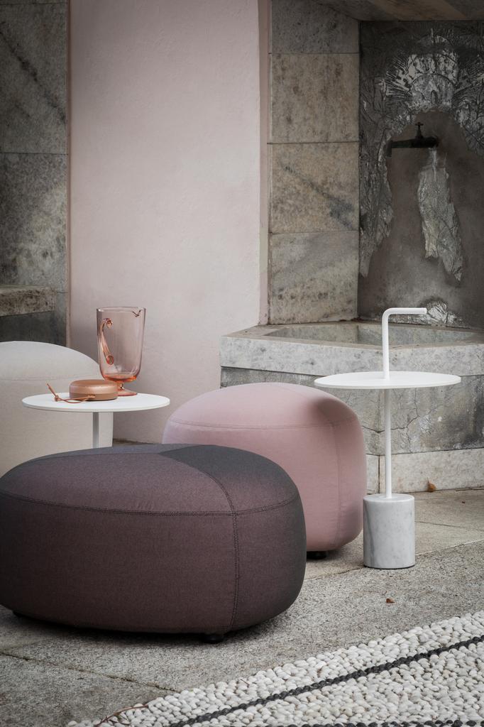 Lapalma Jey ET41 Outdoor Beistelltisch mit Griff (40cm sechseckig, Beton / schwa... 40cm sechseckig   Beton / schwarz   HPL Fenix schwarz