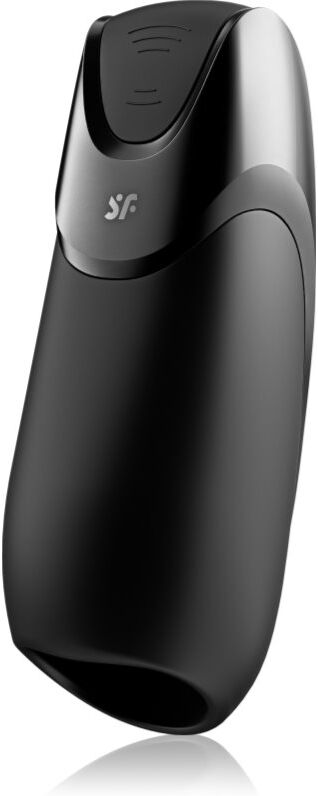 Satisfyer MEN+ Masturbator vibrierend Black 14.5 cm
