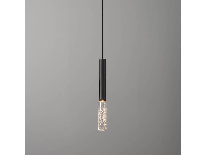 OLEV Designer Hängeleuchte Beam Stick Glass, schwarz, für Wohn- / Esszimmer, Glas, Design