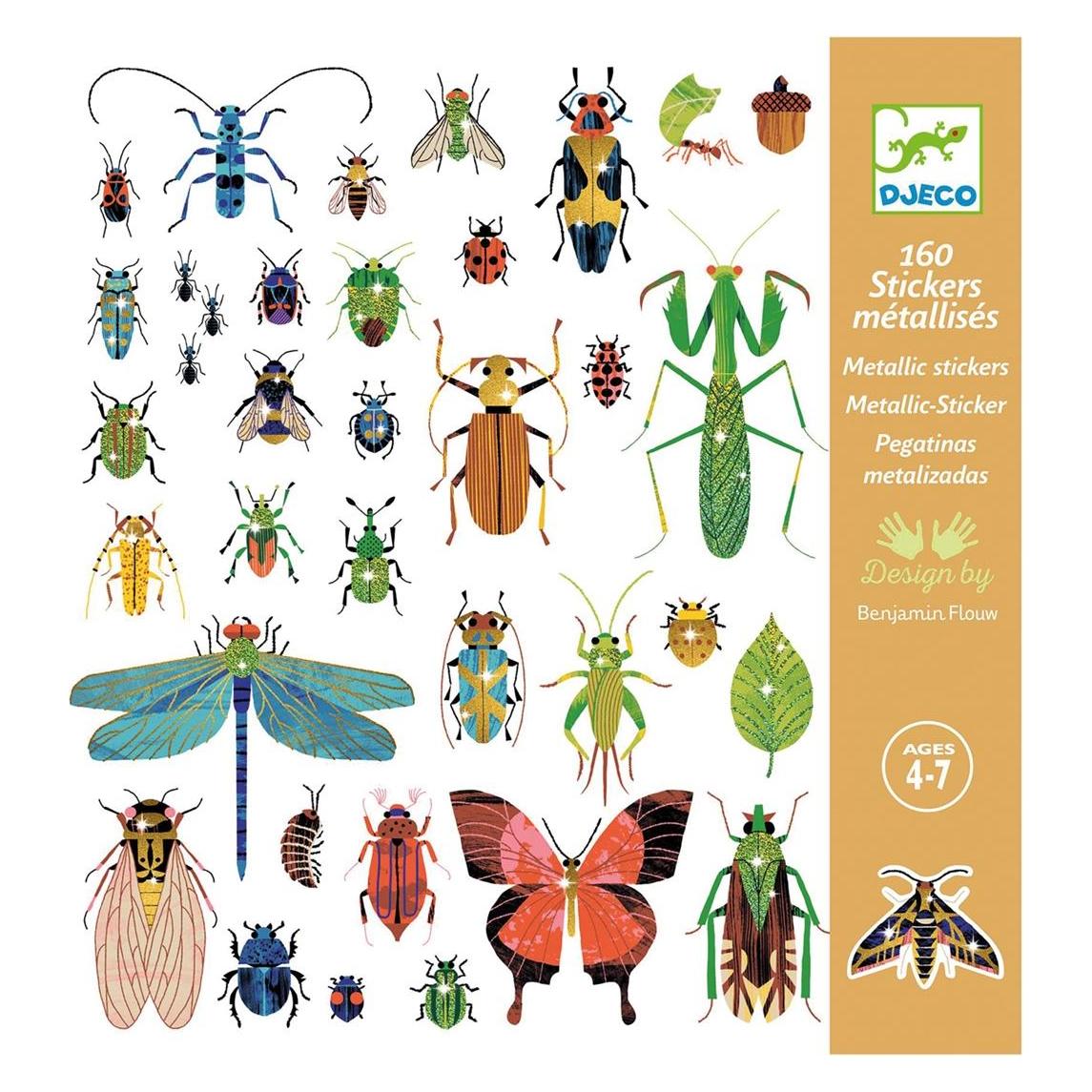 Djeco Sticker Insekten (160 Sticker) (5409282)