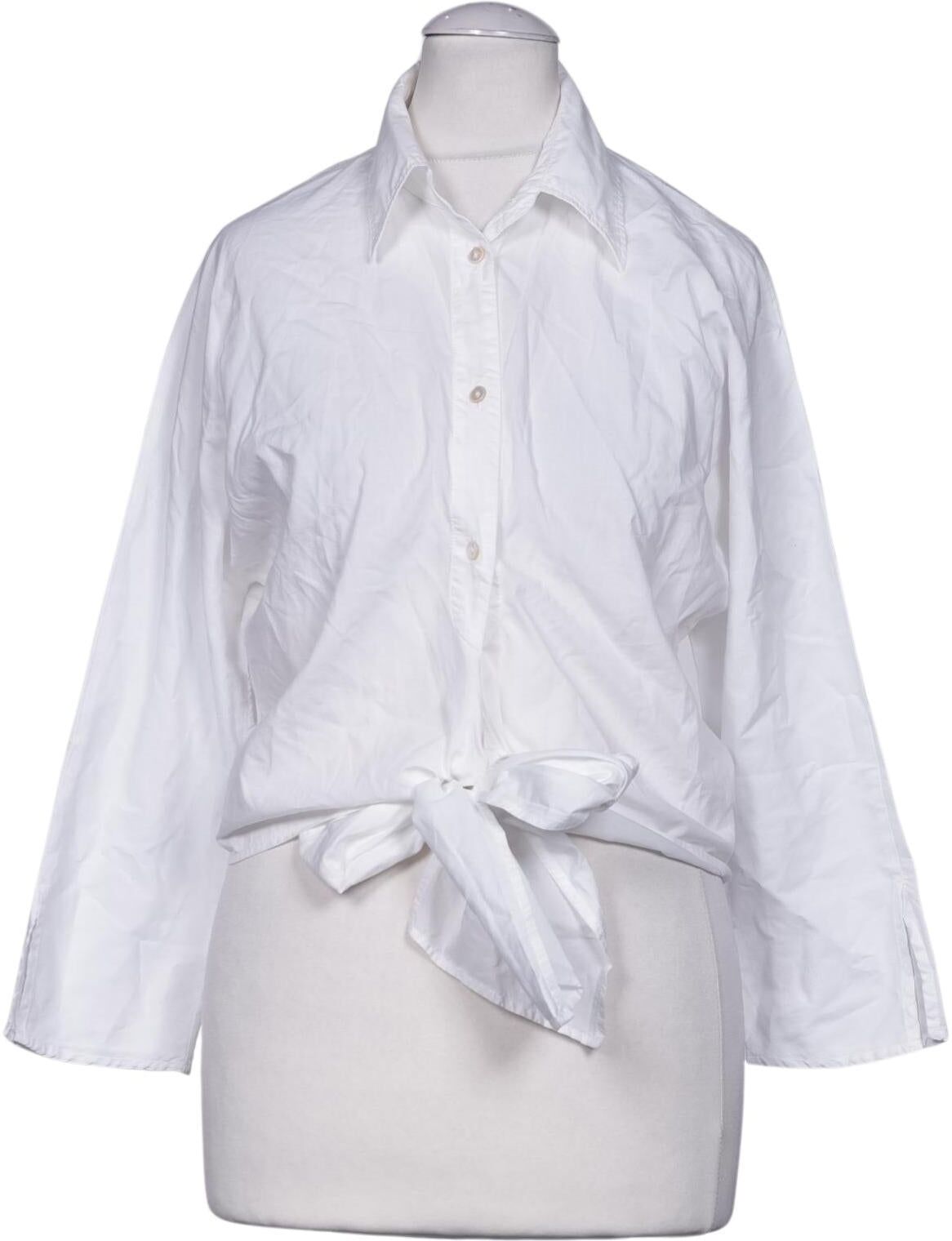 Weekend Max Mara Damen Bluse, Weiß, Gr. S, Baumwolle - Second Hand