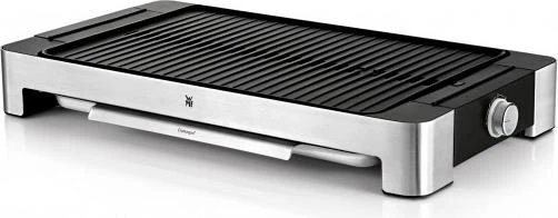 WMF Elektro-Tischgrill Lono gerippt, silver-black