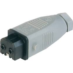 Hirschmann 930621106-200 Netz-Steckverbinder STAK Buchse, gerade Gesamtpolzahl: 2 + PE 16 A Grau 200 St.
